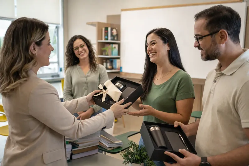Kits para Escolas e Educação em uso