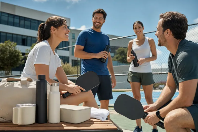 Kits Esporte e Corrida Corporativa em uso