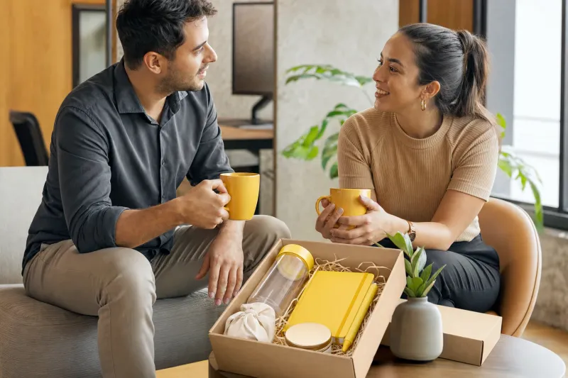 Kits Setembro Amarelo em uso